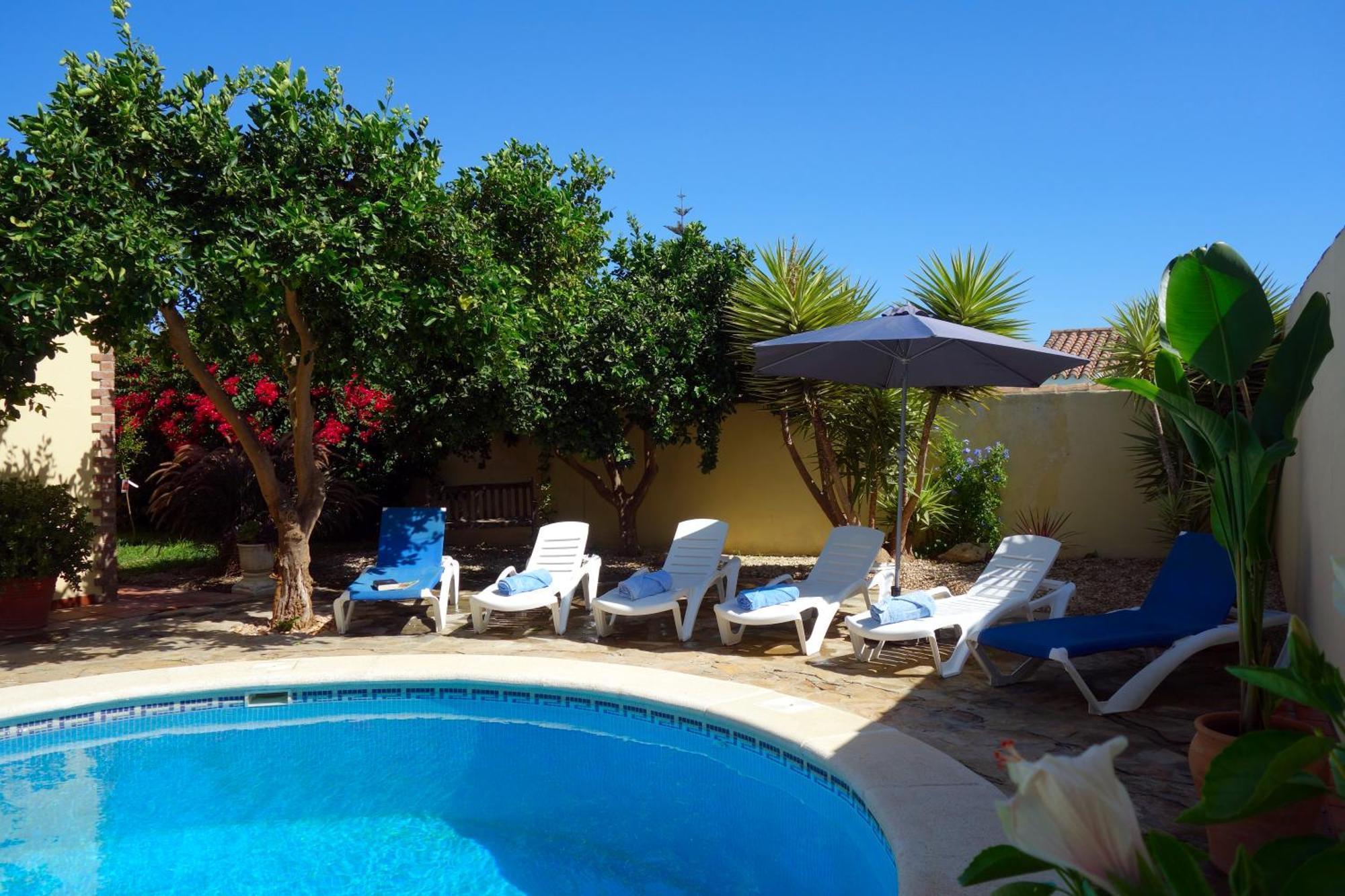 Casa Limon - Ferienhaus - Pool - Klimaanlage - W-Lan Chiclana de la Frontera Bagian luar foto